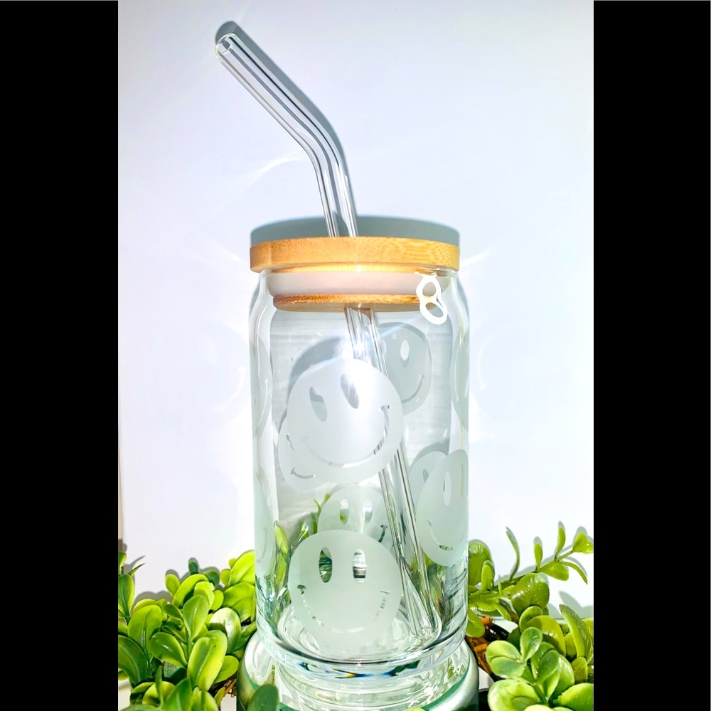 16oz beer can shaped glass